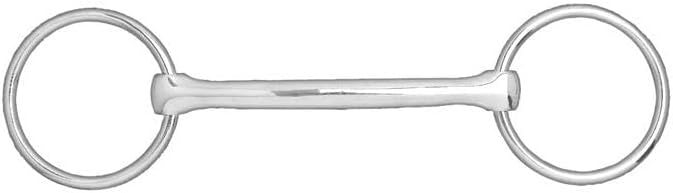 HORZE Mullen Mouth Loose Ring Snaffle Bit - 5