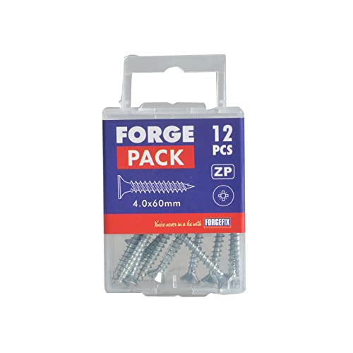 Forgefix Mehrzweck-Pozi Schraube CSK ST ZP 4,0 x 60 mm Forge 12 Stück