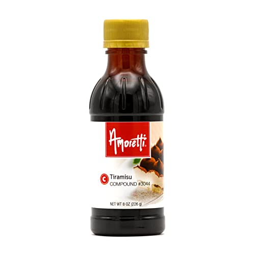 Amoretti - Tiramisu Compound 8 oz - Natural Flavors, Shelf