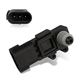 FISTANA 1 PC Car Fuel Tank Pressure Sensor, Fuel Pump Tank Vapor Vent, Replacement Part #16238399 9377680, Compatible with Delphi III (Black)