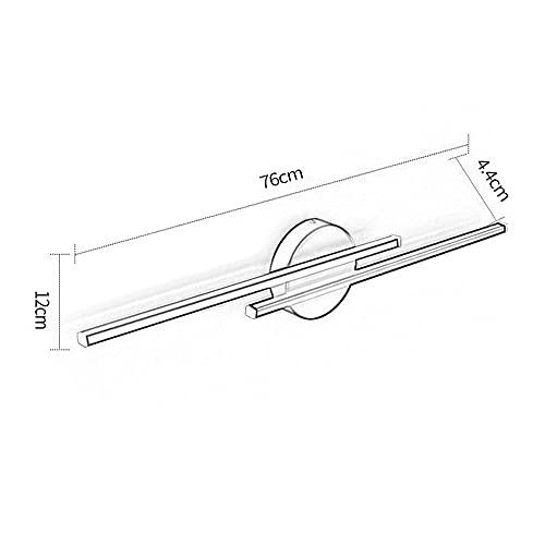 Applique murale LED éclairage intérieur 76 CM moderne 16W blanche