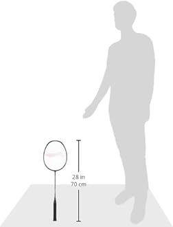 Li-Ning G-Force Superlite Max 10 Carbon Fibre Badminton Racket with Free Full Cover(80 Grams, 28 Lbs) (Black/Silver/Cyan)