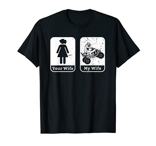 Funny Husband Wife ATV Quad Bike T-Shirt