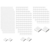1098 Stück 3D Klebepunkte Doppelseitig,3 Größen Doppelseitige Klebepads zum Basteln,Schaumstoff Klebepads für Scrapbook,Party,Hochzeit,DIY Kunst,Bürobedarf