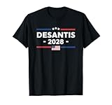 Desantis 2028 Ron Desantis 2028 President Election US Flag T-Shirt