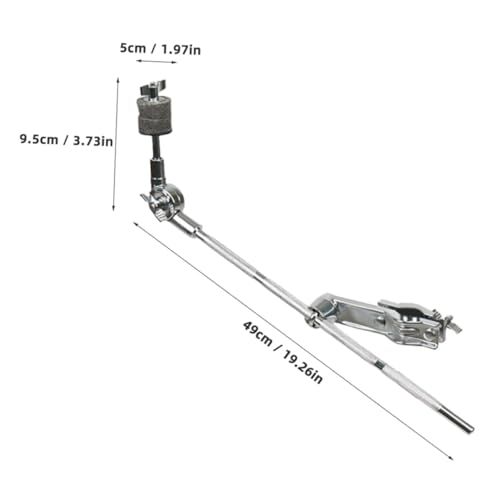 Abaodam Drum Cymbal Arm Holder Heavy Duty Boom Arm Bracket para Splash Crash y Efectos Cymbals y Hardware de Batería Fácil de Instalar miniatura 4