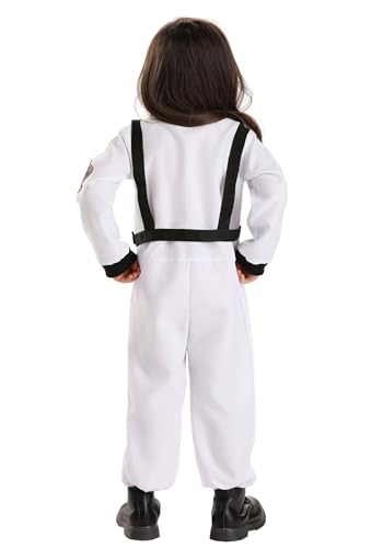 Disfraz Clásico Blanco de Astronauta para Niños Pequeños miniatura 3