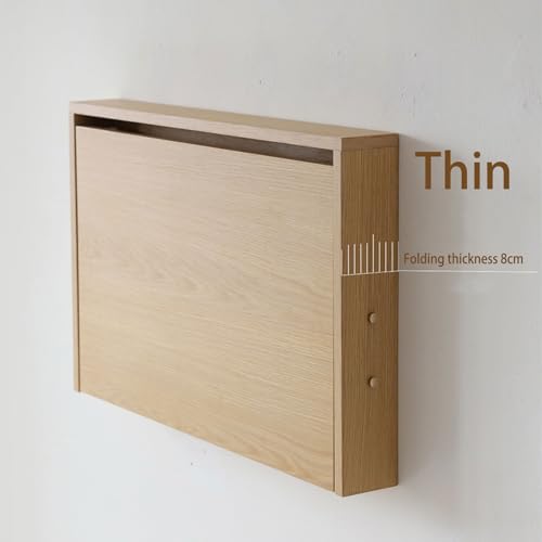 Bureau mural rabattable et table pliante pour ordinateur portable petit espace