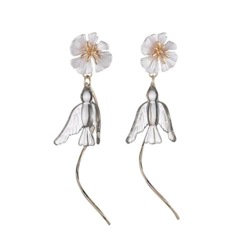 Boucles d'oreilles florales au sens haut de gamme romantique