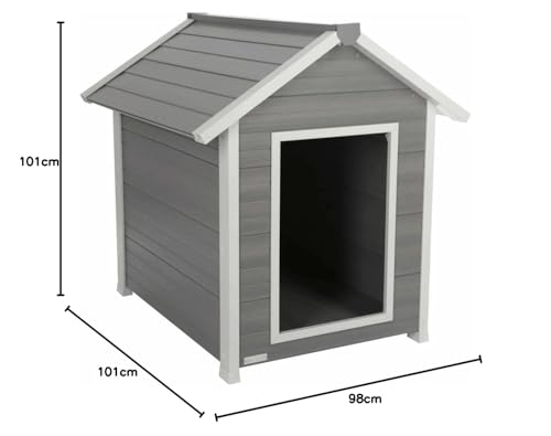 Kerbl Pet ECO-Hundehütte Hendry 101 x 88 x 98 cm