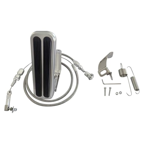 SAGE PERFORMANCE Universal Floor Mount Throttle Pedal, 24’’ Throttle Cable, Return Spring Kit