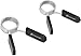 ProsourceFit Olympic Barbell Spring Clip Collar 2-inch Pair with Easy-Grip Handles for Weightlifting, Powerlifting and Strength Training