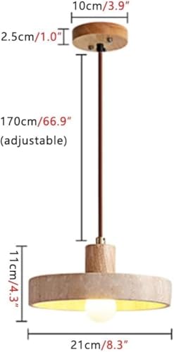 Lámpara colgante cónica E27 que elimina la iluminación fría en dormitorios 5