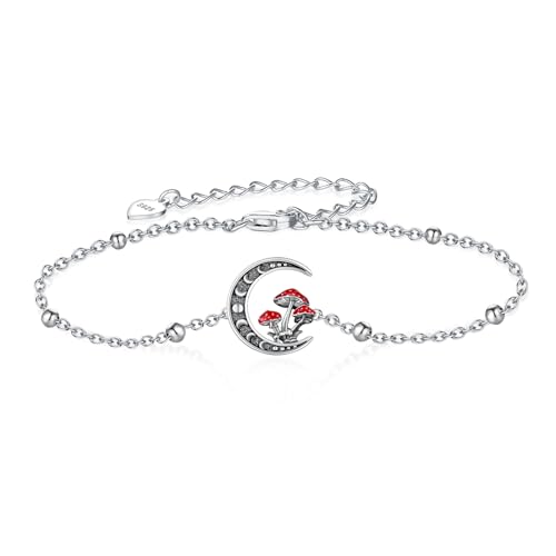 Bijoux champignons bracelet magique en argent pour sublimer vos tenues