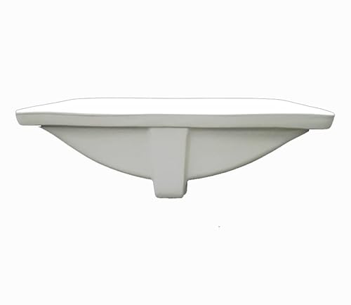 Sounor Sn2407 21-Inch Rectangle Under Mount Sink Bathroom Undermount Vanity Basin With Overflow White #TOP4