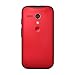 Motorola Grip Shell for Moto G - Retail Packaging - Red + Red TPU