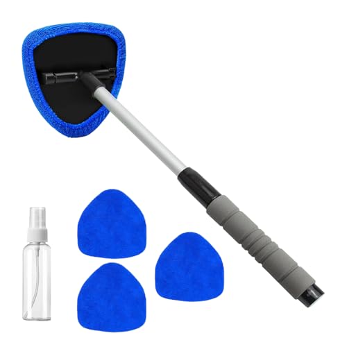 Herramienta De Limpieza De Parabrisas | Paño De Microfibra Lavable Cepillo De Limpieza Interior,Cepillos Giratorios Para La Limpieza Interior De Automóviles Pantallas De Televisión Espejos Y Suelos