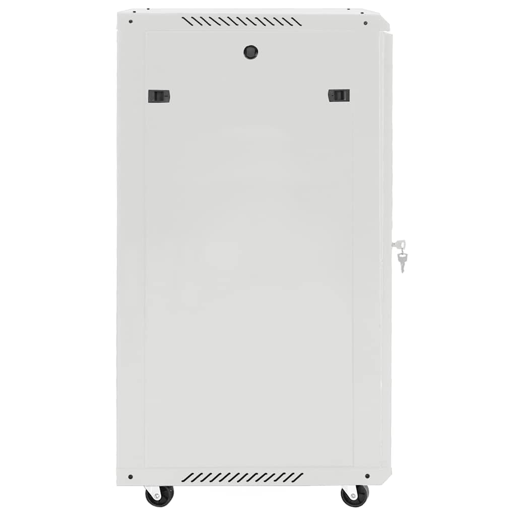 vidaXL Armadietto di Rete 15U 19" IP20 60x45x86 cm Autoportante