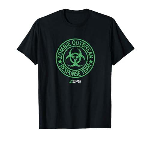Equipo oficial de respuesta a brotes de zombies de Z OPS Camiseta