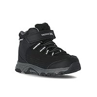 Trespass Boys Girls Kids Walking Boots Harrelson - Waterproof Lightweight Mid Cut Softshell, Cushioned Ankle Support, Durable Toe Guard, Reflective Detailing