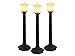 Classic Street Lamps - Black 3-Pack