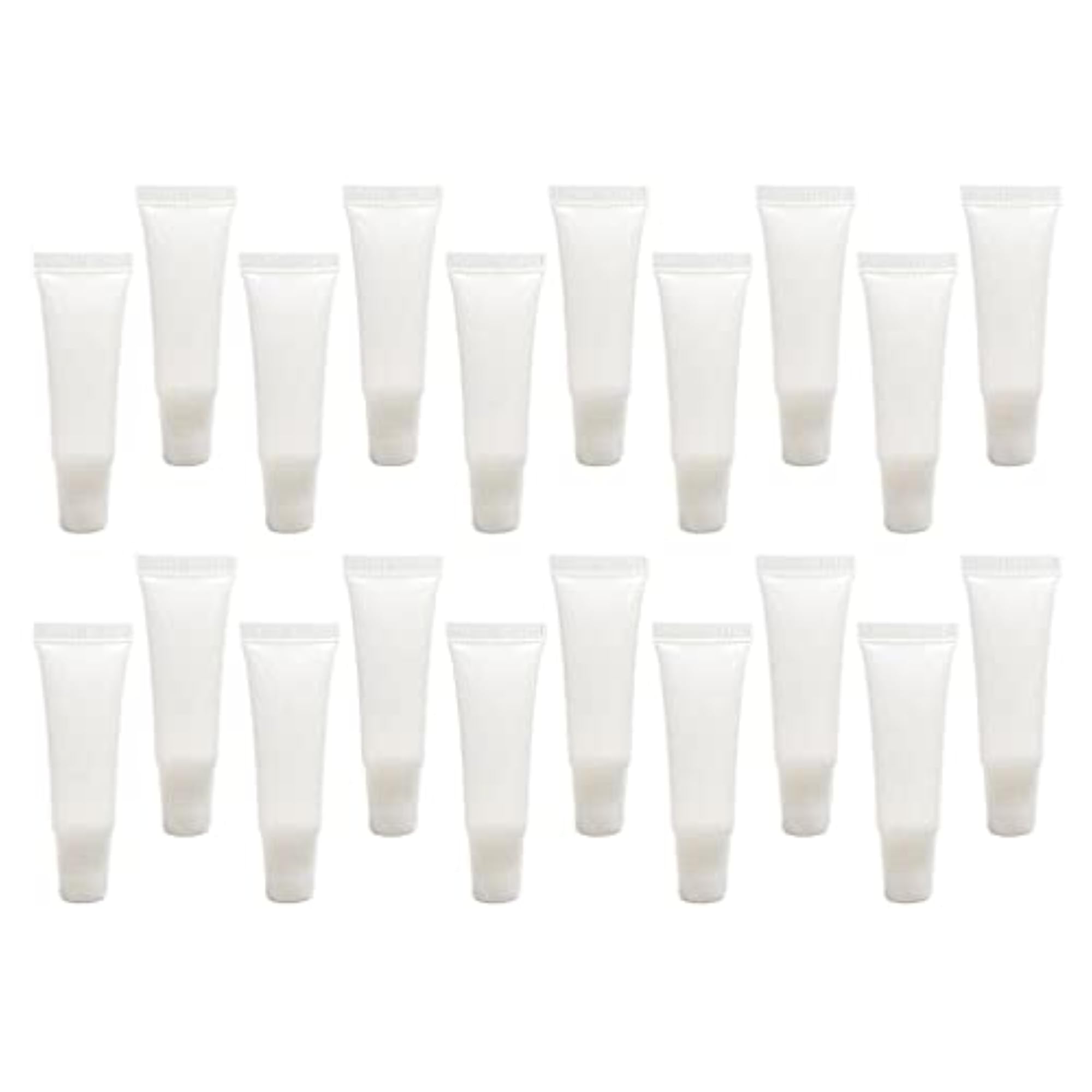 40pcs Empty ABS Tubes for Lip Gloss & Balm Storage