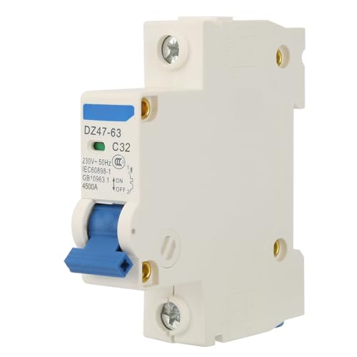 Disjuntor Dz47 63 Interruptor Miniatura Disjuntor Pequeno Disjuntor Elétrico para Dz47-63, Dz47 63 D
