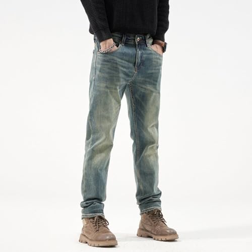 Jeans Pants Trouser Denim Spring and Autumn Men's Small Classic Stretch Retro Long3