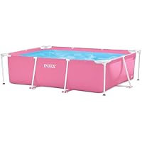 INTEX Metal Frame Above Ground Rectangular Pool Set with Steel Frame only