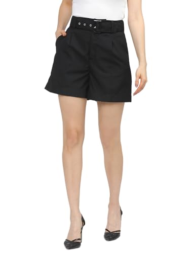 Image of Tokyo Talkies Women's Regular Fit Regular Shorts | Stretchable Shorts