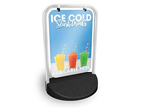 Ice Cold Slush Drinks Eco Swinger Pavement Sign MEGA Listing Outdoor Street Advertising Display… — image 1