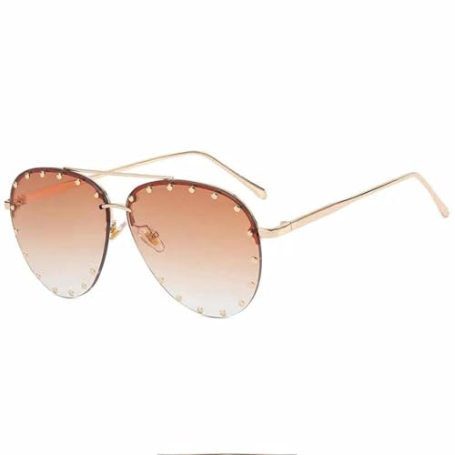 Lunettes de soleil de luxe pour femmes avec verres UV400