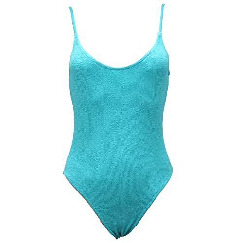 Costume intero donna turquoise Kontatto maillot de bain une pièce plage été