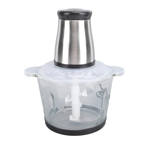 Electric Meat Grinder, 3L Compact Food Processor with 300W Motor, SUS Stainless Steel Electric Food Chopper for Home Use (US Plug 110V)