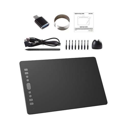 Ronyme Tableta de Dibujo gráfico Tableta de Dibujo Grande Tablero de Escritura a Mano Profesional de Alto Rendimiento para diseño Pintura Enseñanza en línea, 10 Inch
