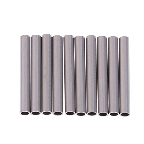 jojomis 10pcs Silver Stainless Steel Tubes Watch Band Strap Tube Accessory 20mm-26mm4