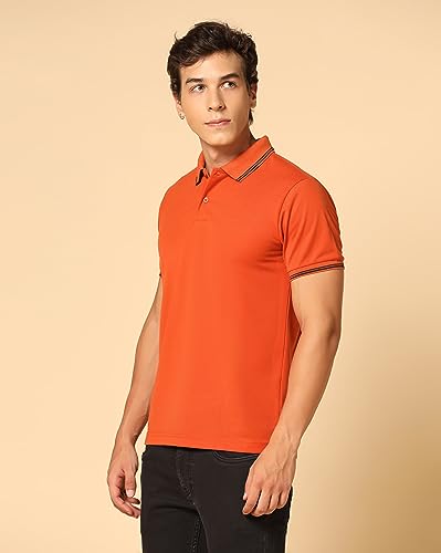 Image of INKKR Men's Solid Polo Neck Half Sleeve Stylish T-Shirt Combo (Size-3XL)