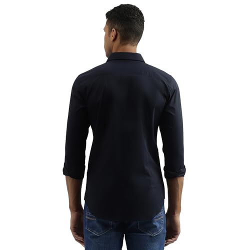 Image of United Colors of Benetton Men's Solid Relaxed Fit Shirts
