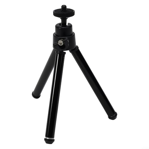 Mini trípode flexible para cámara y proyector, perfecto para ocio y viajes (negro)