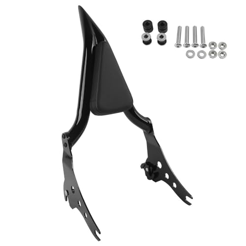 Dosseret passager arrière amovible noir pour moto Softail et Street Bob 2018-2024