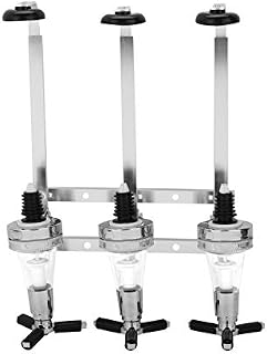 Shoze 3pcs Drinks Dispenser Spring Type Optic Spirit Bottle Holder Wall-Mounted Bar Barware Fixing Bracket Sets