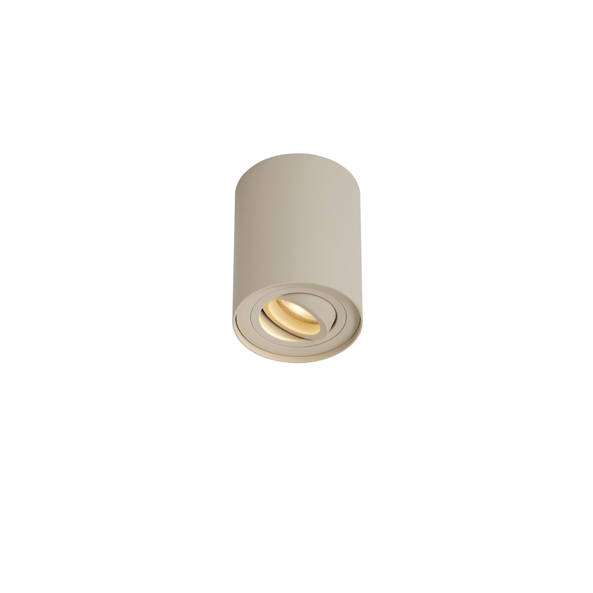 Qazqa Verstellbarer Deckenstrahler, Deckenspot - 108444 - Beige, max. 10W, Geeignet für LED, 10cm, Ideal als Flur, Küche lampe, Schlafzimmerlampe und Wohnzimmerlampe, Im 4er-Set.