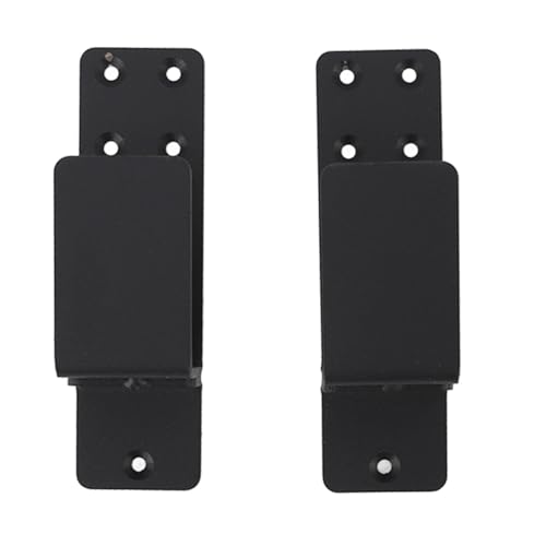 Supports de barricade de porte en U noirs pour planches 2x4
