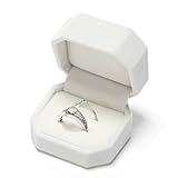 ensemble bague de fiancaille et alliance femme Convient pour l'anniversaire, la Saint-Valentin, l'anniversaire de mariage et d'autres fêtes. La boîte à bijoux peut mieux mettre en valeur la beauté des bijoux et protéger les bijoux. Contenu de la livraison : 1 boîte à bijoux, bijoux non inclus