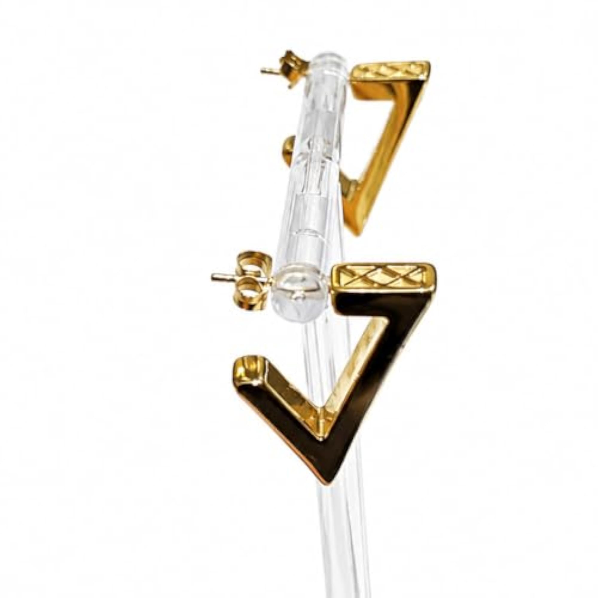 Women's Gold Plated Multicolor Crystal Hoop Earrings, Statement Fashion