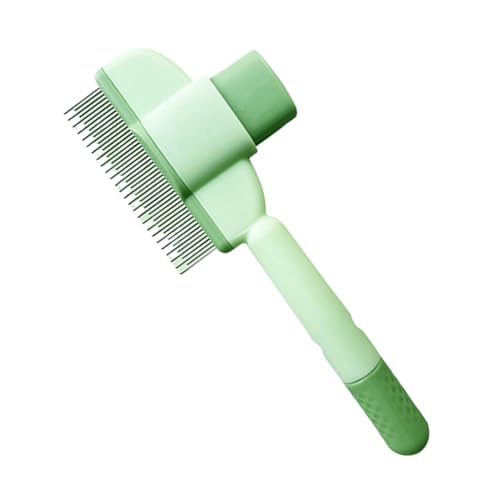 Comb Comb | Coomb para la depilación de mascotas con botón de liberación | Herramienta de | Cepillo de aseo debajo del | Para perros o gatos de largo y corto | Faci