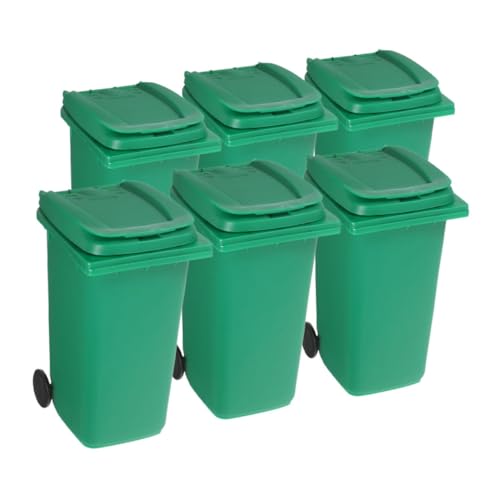 Set de 6 basureros pequeños multifunción para escritorio OSALADI miniatura 1