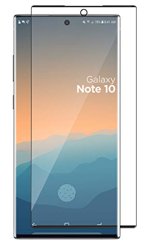 magglass Galaxy Note 10 Tempered Glass Screen Protector w/Fingerprint Display Compatibility - Anti Bubble UHD Clear Full Coverage Resistant Screen Guard for Samsung Note 10 (Case Friendly)