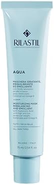 Rilastil Aqua Intense Mascarilla Facial Hidratante, con Ácido Hialurónico - 75 ml