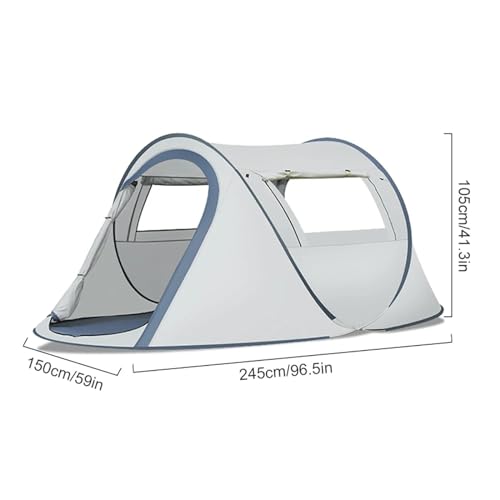 Carpa Pop Up Camping Automática 2 Personas Beige miniatura 6